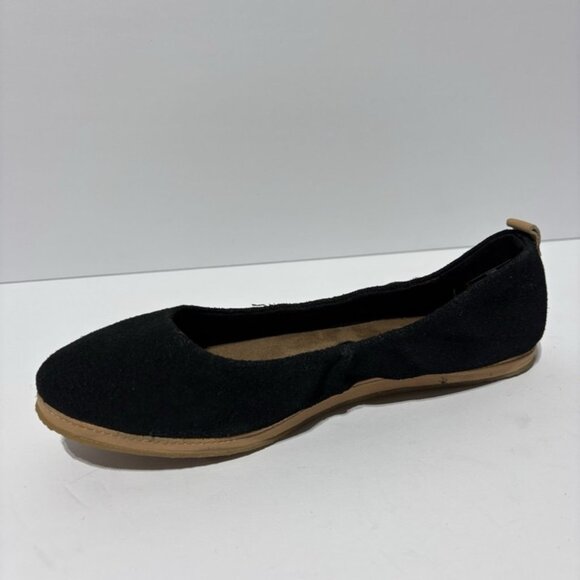 Toms Women’s Olivia Black Ballet Flats, Size 7 M - Picture 2 of 5